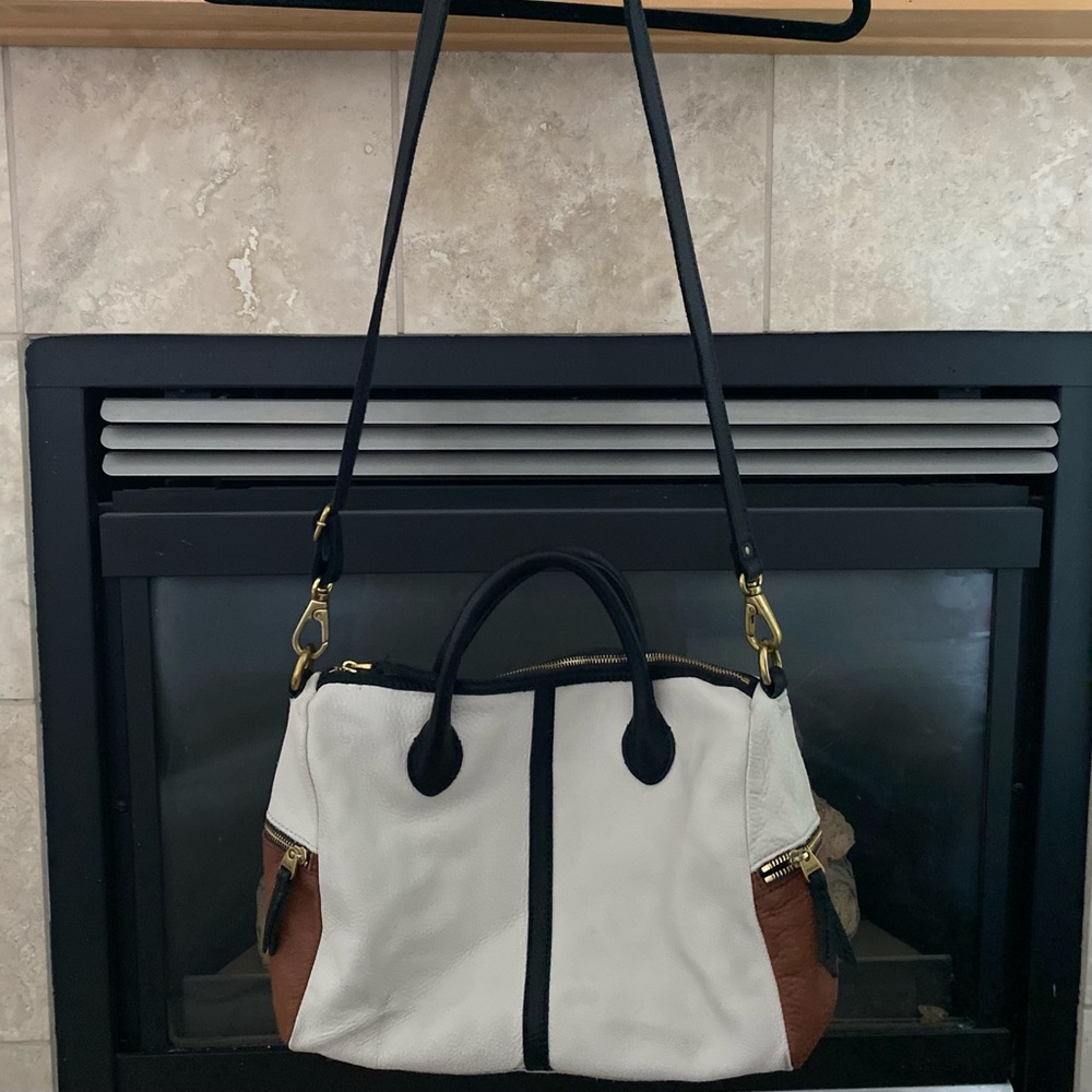 Fossil Leather Handbag